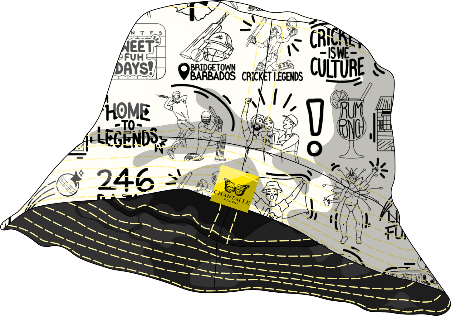 De Cricket Bucket Hat