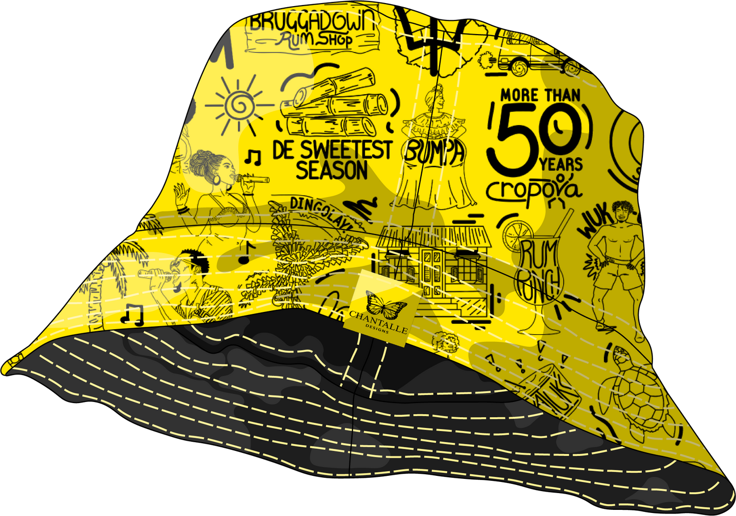 De Crop Ova Bucket Hat